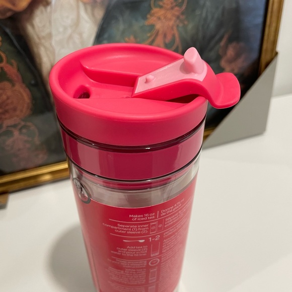 DAVIDs TEA Iced Tea Press ~ Fuchsia (discontinued). NEW - Picture 7 of 7